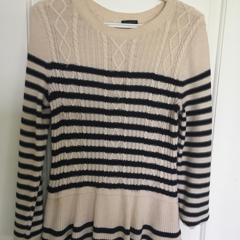 Talbots peplum Sweater 💐